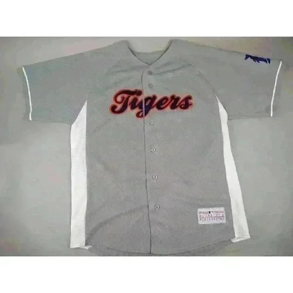 Detroit Tigers Prince Fielder MLB Genuine Merchandise Jersey Gray Button medium - Picture 13 of 13